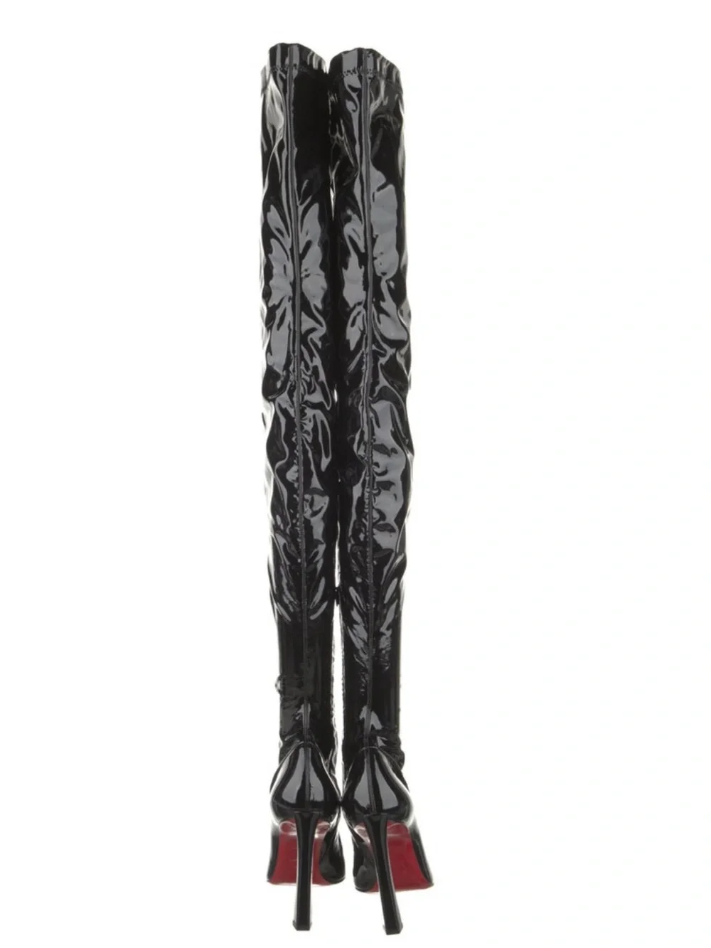 Christian Louboutin Patent Leather Thigh High Boots